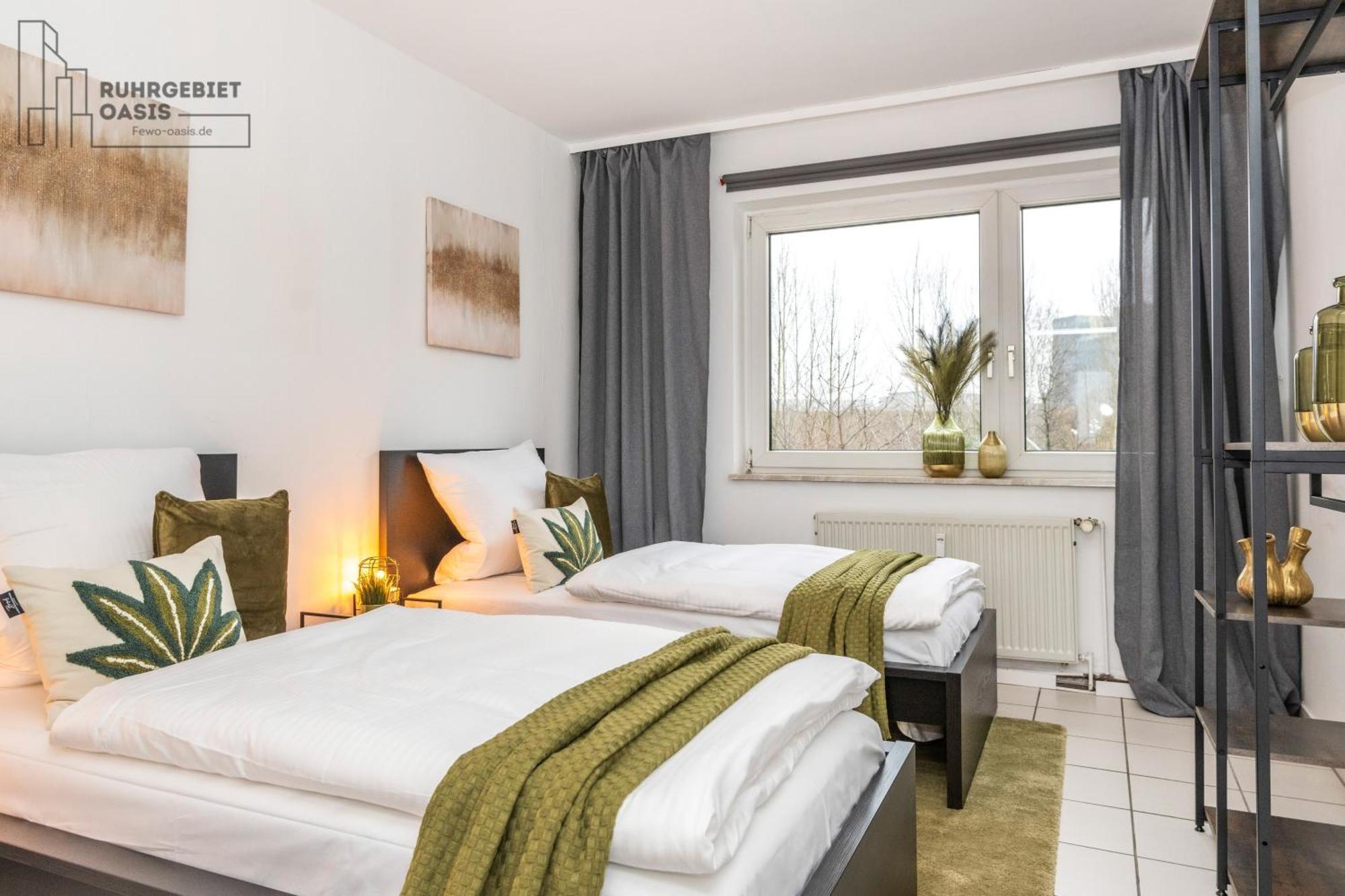 3-Zimmer-Wohnung Nahe Essen City, Bis 5 Personen, Smarttv, Wifi, Balkon Exteriér fotografie